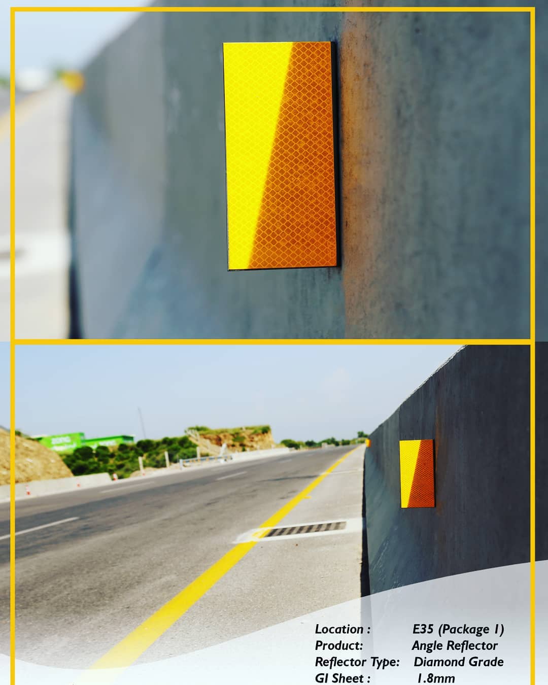 Hazara Motorway_E-35 Package 1_GRC_Category_ Angle Reflector_Reflector_ Diamond Grade(JPG)